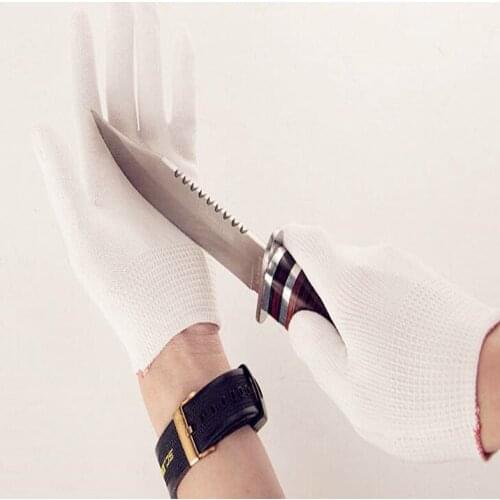 High strength high modulus polyethylene fiber mittens 5-level anti-cut anti-knife anti-blade gloves wear-resistant hand gloves