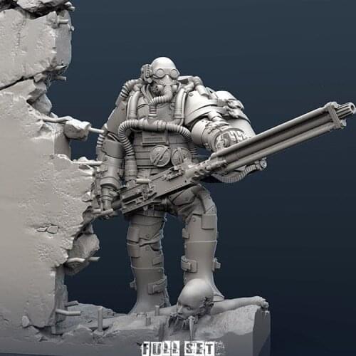 1/35 Resin Model figure GK Nest Destroyer Heavy Gunner (Full set) Unassembled and unpainted kit