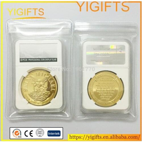 1pcs US of American Apollo Gold Plated Coin Souvenir replica coins Earth to The Moon The First Step Free shipping