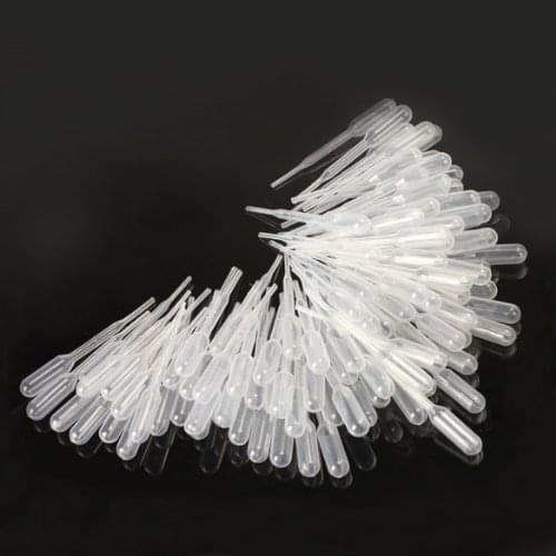 100PCS Graduated Pipettes Dropper Polyethylene (0.2ml)