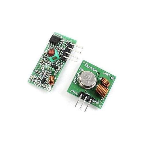 2 PCS 433Mhz WL RF Transmitter + Receiver Set for Arduino/ARM/MCU Raspberry pi