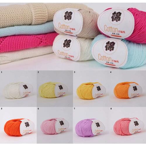 50g/ball 100% Merino Wool Yarn DIY Hand Knitted Crochet Scarf Clothes Yarn Thread Autumn/winter Soft Medium-roving Wool Yarn