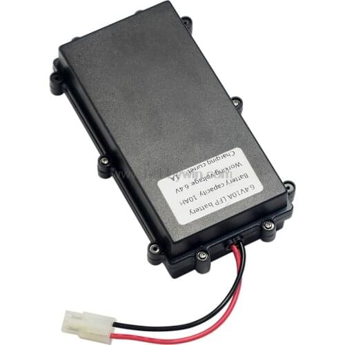 JABO part 6.4V 10Ah LiFePO Battery for RC Bait Boat Model Fishing Ship Spare Power Pack