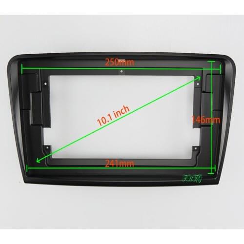 10.1 inch Fasxia Car Audio Frame Car Radio Fascia,gps navigation fascia panel is suitable 2009-2013 SKODA SUPERB