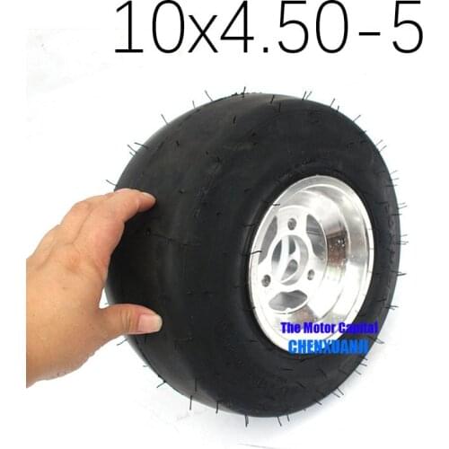 Hot Sale Good Reputation 10x4.50-5 Rubber Tyres with Hub Fit for GO KART KARTING ATV UTV Buggy Golf Touring Car