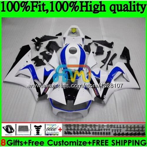 Injection For HONDA CBR600 RR CBR600RR F5 white glossy 13 14 15 16 17 146BS.12 CBR 600RR 600 RR 2013 2014 2015 2016 2017 Fairing