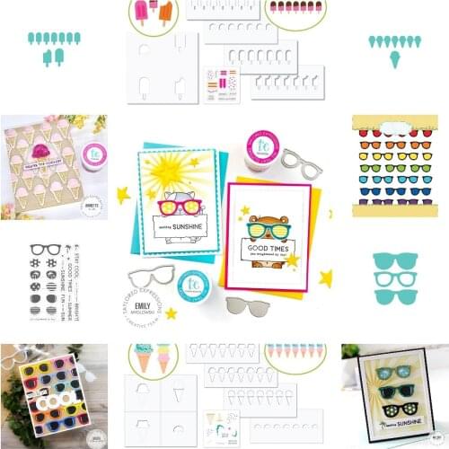 Summer Die Set Stamps And Dies New Arrival 2021 Scrapbook Diary Decoration Stencil Embossing Template DIY Greeting Card Handmade