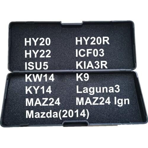 LiShi 2 IN 1 HY20 HY20R HY22 ICF03 ISU5 KIA3R KW14 K9 KY14 LAGUNA3 MAZ24 for Mazda(2014) Locksmith Tools For All Types