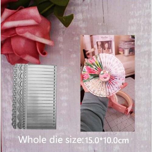 15*10cm rosette heart edge Metal Cutting Dies for card Scrapbooking Embossing stencil Paper Craft Album template Dies