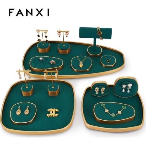Oirlv Jewelry Display Set 14 Pcs Ring Tray Necklace Tray Jewelry Organizer Jewelry Tray Display Jewelry Holder