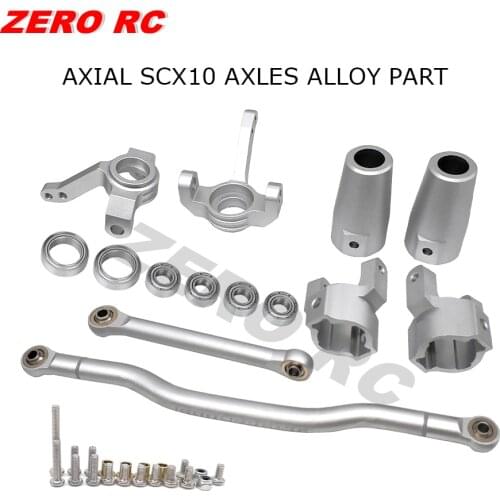 AXIAL SCX10 RC TRUCK OP PARTS ALLOY Front Steering Linkage, Steering Knuckles, C Hub Carrier , Rear Axle Lock Out SET