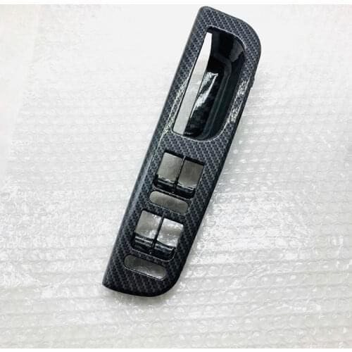 Carbon Fiber Pattern Door Window Switch Control Panel For VW Golf Jetta MK4 1998 1999 2000 2001 2002 2003 2004