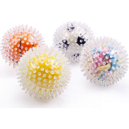 Rubber Balls Dog Toys for Small Animal Pitbull Chewing Fidget Squeaky Pet Accessories Anti-Stress Puzzle Globbles Cats Supplies