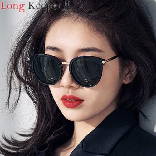 Long Keeper Sunglasses Women Men Oval Sun Glasses Star Style Eyewear Eyeglasses PC Legs Frame Clear AC Lens UV400 Shade Fashion