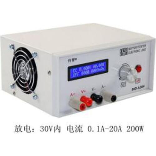 EBD-A20H Electronic Load Battery Capacity Tester Power Supply Test Model Power Battery Discharge DC 0-30V 20A