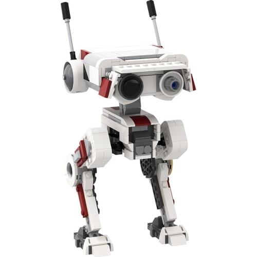 Moc Intelligent Robot Interstellar Small Particle Building Block Fallen Order Bd-1 Diy Assembly Display Toy Model Boy Gift