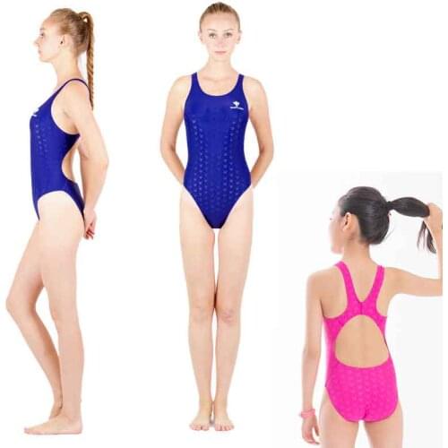 Women Girls One Piece Swimsuits Sexy Triangle Professional sharkskin Swimwear Training Competition Swimming Suits Size XXS-5XL