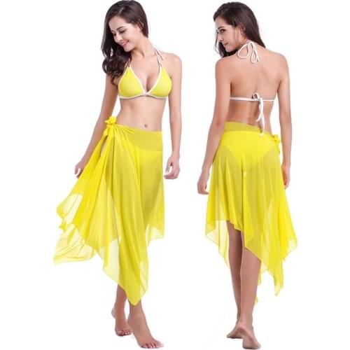 2019 Swimwear Girls Sexy Bikini Sunscreen Women Bathing Suit Cover Ups Bikini Multi Wear Ways Push Up Bikini Sets Long Sleeve