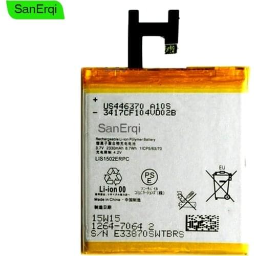 Battery For Sony M2 Aqua C Z L36H L36i LT36 LT36H LT36I S39H C6600 C660X C6603 C6602 C2305 SO-02E 2330mAh LIS1502ERPC Batterie