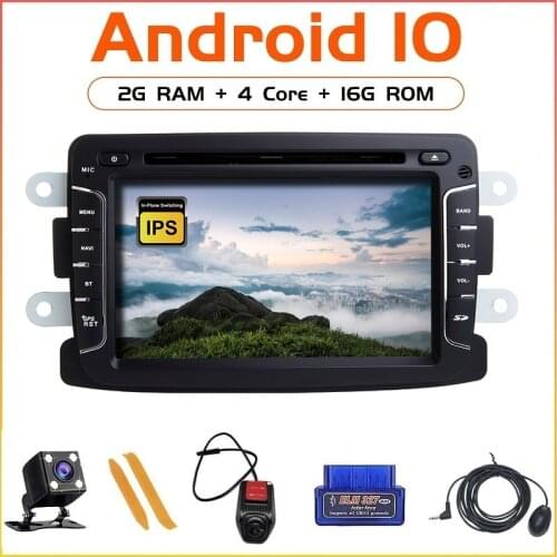 ZLTOOPAI Android 10 For Renault Duster Dacia Logan Sandero Xray 2 Auto Radio Stereo Head Unit Car Multimedia Player GPS Navi