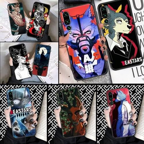 Anime BEASTARS Phone case For Huawei P Mate P10 P20 P30 P40 10 20 Smart Z Pro Lite 2019 black 3D Etui fashion funda trend back