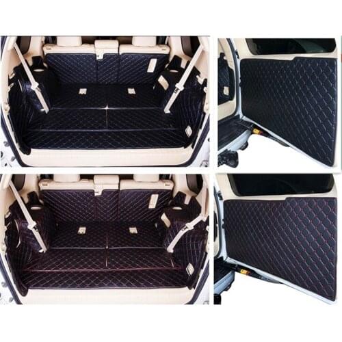 Good! Special trunk mats & Rear door mat for Lexus GX 460 7seats -2010 waterproof boot carpets cargo liner mat