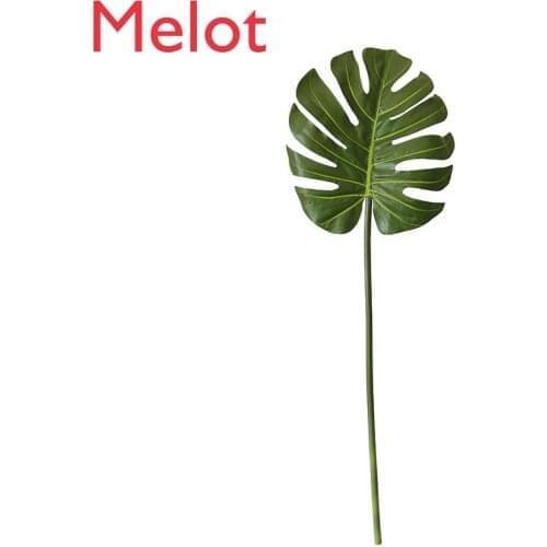 Artificial Flower Turtle Leaf Bamboo Big Leaf Greenery Living Room Decoration Flowers Arrangement Photo Prop Decorations Nordic