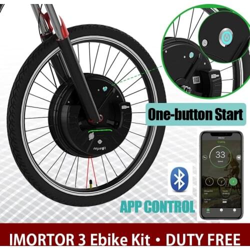 IMOTOR 3 E-bike Conversion Kit Front Wheel 20 / 24 / 26 / 27.5 / 28 / 29 / 700C inch Motor for Bicycle 36V 350W Electric Bike