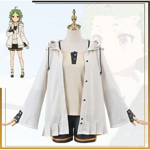 Mushoku Tensei Jobless Reincarnation Sylphiette Greyrat Cosplay Costume Uniform Halloween Party Costumes for Women Anime Outfits