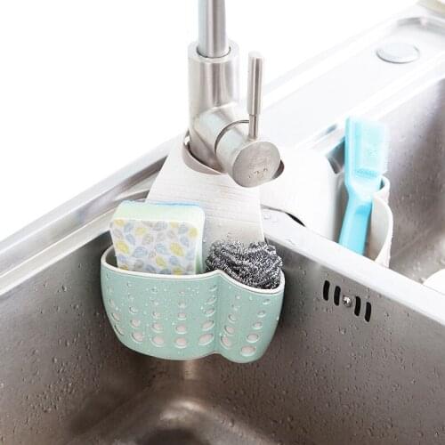 Kitchen Sponge Drain Holder Wheat Fiber Sponge Storage Rack Basket Wash Cloth Or Toilet Soap Shelf Organizer