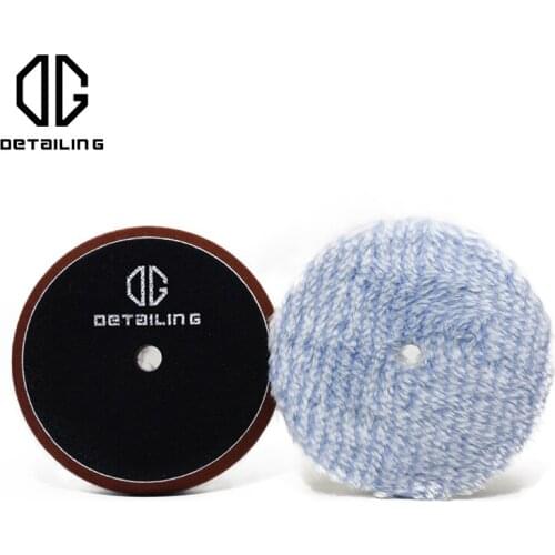 Hot selling 5"/ 6" inch Microfiber buffing pads dual action polisher polishing pads