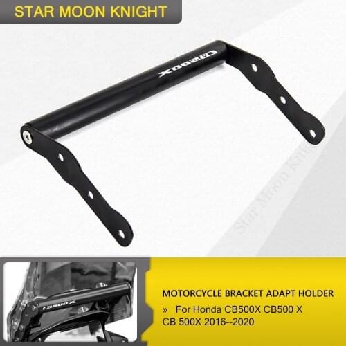 Windshield GPS/SMART PHONE Navigation GPS Plate Bracket Adapt Holder For Honda CB500X 2016 2017 2018 2019 Motor Part