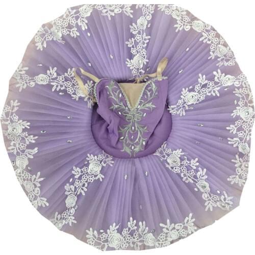 New Professional Ballet Tutus Child Blue Ballet Dance Clothes Girl Puff Skirt Costume
