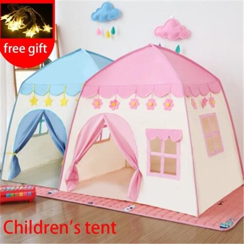 Childrens Tent Toy Tents Indoor Princess Teepee Bed Portable Foldable Princess Castle Indoor Toy For Boys Girls Gift