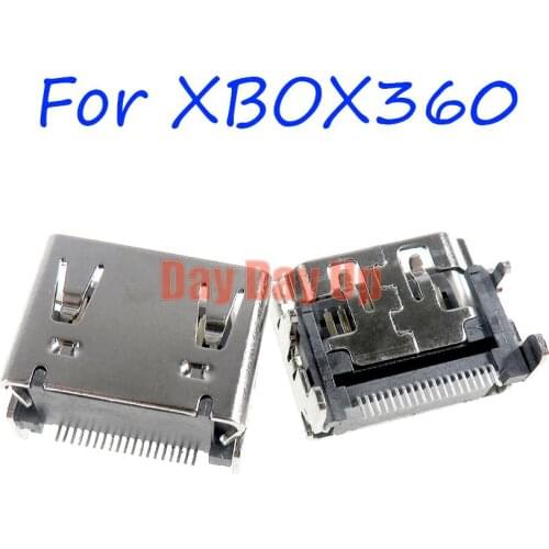 50PCS HDMI-compatible Port Socket Interface Connector for XBOX360 XBOX 360 Slim internal replacement High quality