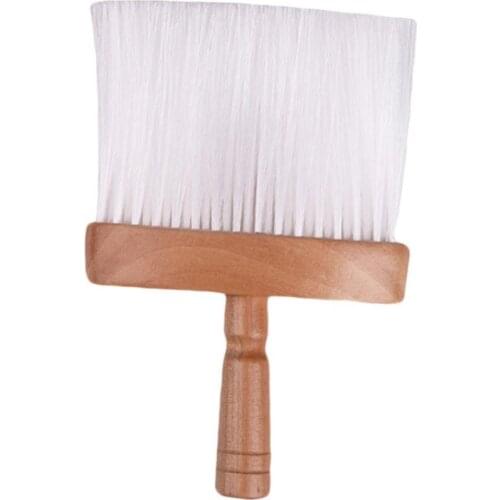 Neck Duster Wooden Handle Barbers Wide Salon Brush Hairdressing Hair Styling Tool