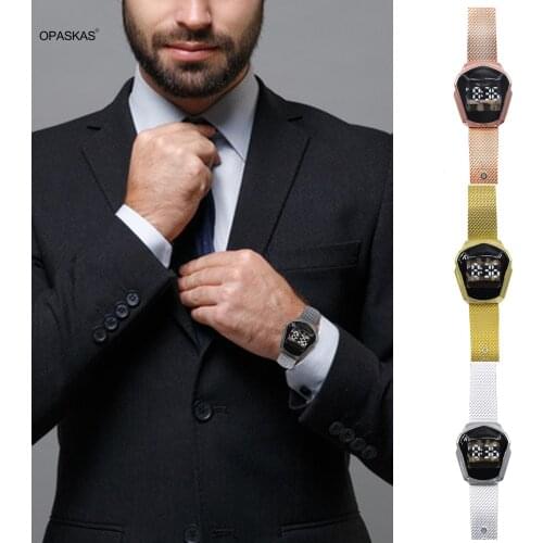 LED Metal Shock Sports Men Watches Electronic Digital Display Retro Style Women Watch PT