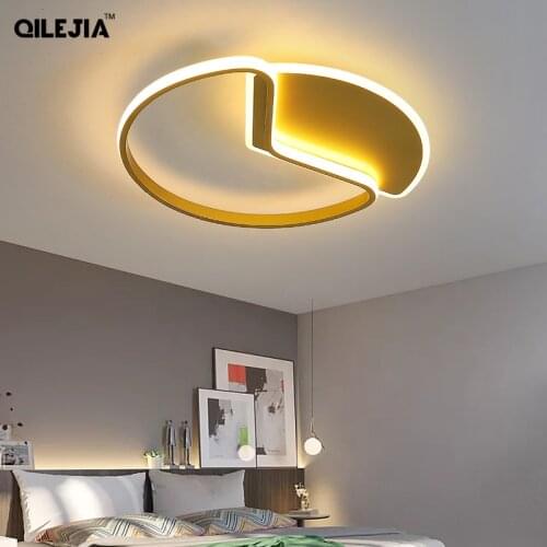 Creative Modern Led Chandelier Lights For Living Room Study Bedroom Black White Or Gold Lighting Luminaire Fixtures AC90-260V