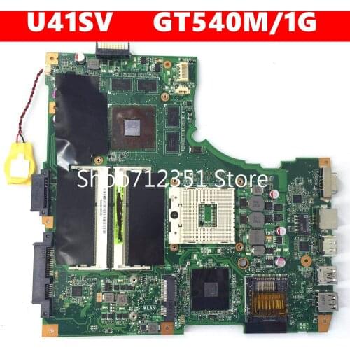 U41SV GT540 1GB N12P-GS-A1 Motheboard For ASUS U41S U41SV Laptop mainboard REV 2.0 HM65 PGA989 DDR3 USB 3.0 100% test working