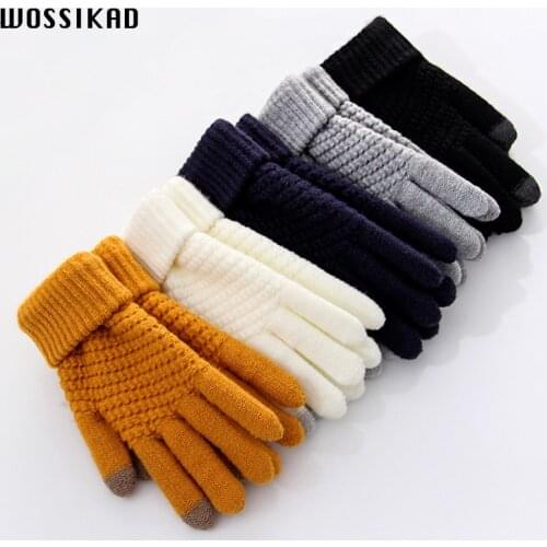 Women Gloves Winter Touch Screen Handschoenen Black Gloves Guantes Mujer 2019 Promotion Hiver Femme Rekawiczki Gant Luva Eldiven