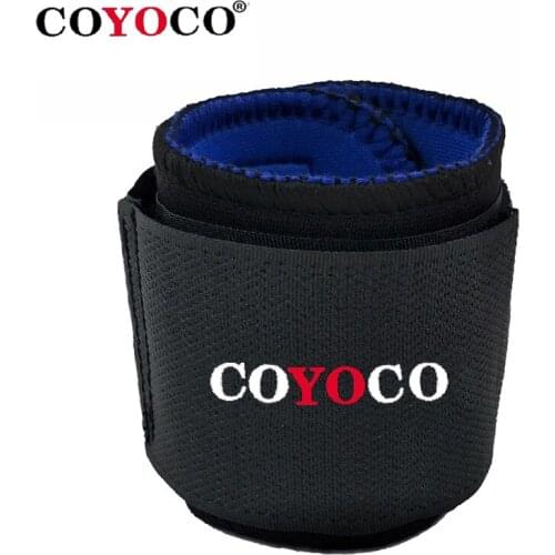 1 Pcs Adjustable Wrist Support Brace Wristband COYOCO Brand Professional Sports Protection Wristbands Protect Guard Black