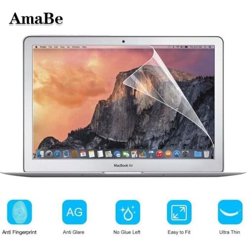 AmaBe For Apple Macbook Air 11 Inch (A1370 A1465) with Retina Display Crystal Clear Lcd Guard Film Screen Film Protector