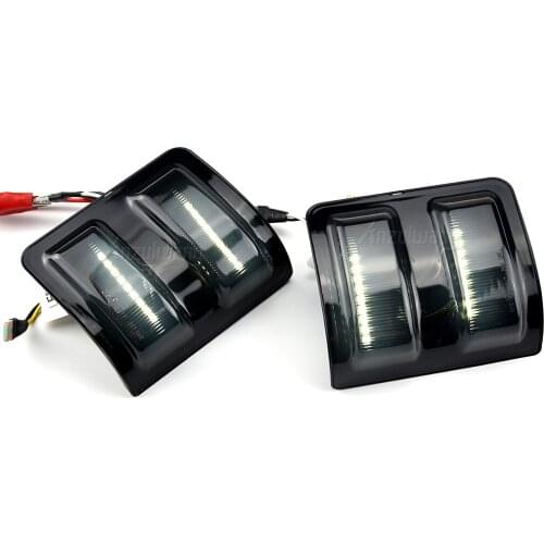 White Yellow For Ford F250 F350 F450 F550 08-16 Truck Car Accessories LED Turn Signal Light Side Mirror Rearview Blinker Lamp