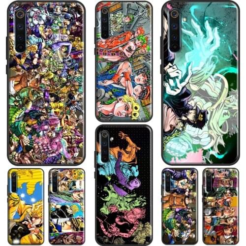JoJos Bizarre Adventure Poster Case For Realme 8 Pro Q3 6 7 Pro GT Neo C15 C11 C3 Cover For OnePlus 9 Pro 8 7T 8T 9R Nord