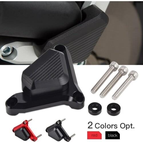 CNC Water Pump Protector Guard Cover For Ducati Multistrada 1200 950 Water Pump Protector Slider Guard Cover Black