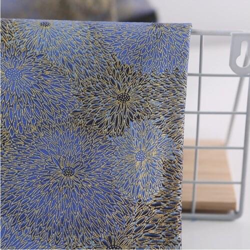 Japanese Style Cotton Bronze Fabric For Sewing Kimono Dolls & Bags Needlework DIY Patchwork Cloth