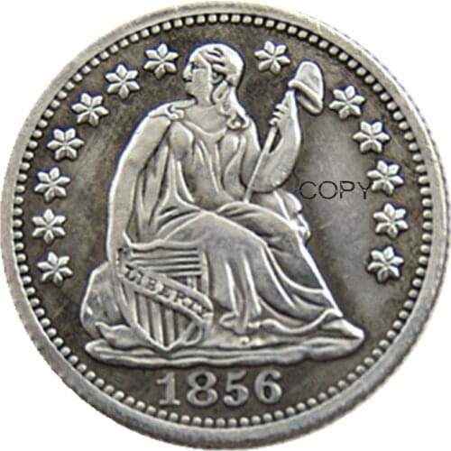 USA 1856-P-O Liberty Seated Half Dime Copy Coins