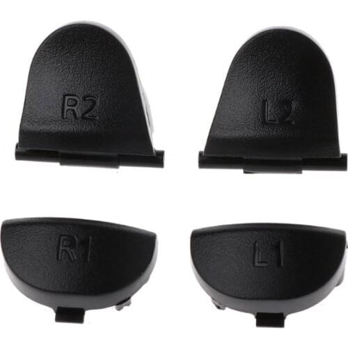 L1 R1 L2 R2 Trigger Buttons 3D Analog Joysticks Thumb Sticks Cap Conductive Rubber For PS4 Controller Repair Set