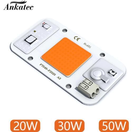 AC110V 220V 20W 30W 50W LED COB full spectrum plant growth lamp LED grow used for indoor plant seedling vegetable hydroponics