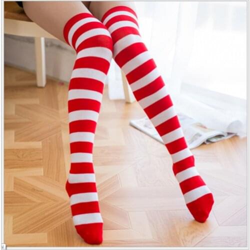Lady Christmas Santa Claus Sock Stocking Costume Carnival Party Fancy Dress